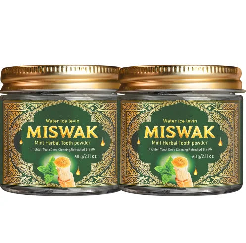 Poudre Dentaire au Miswak Nettoyage Profond & Éclat