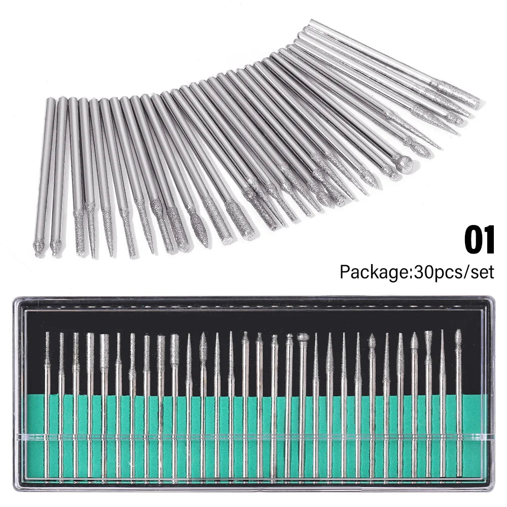 Kit Ponceuse Électrique Professionnelle pour Ongles – Coffret Complet Manucure & Pédicure