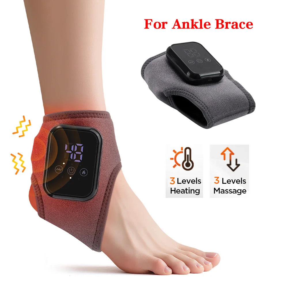 Signature ThermoFlex™ – Bracelet de Massage Chauffant Rechargeable pour Poignet, Main et Cheville