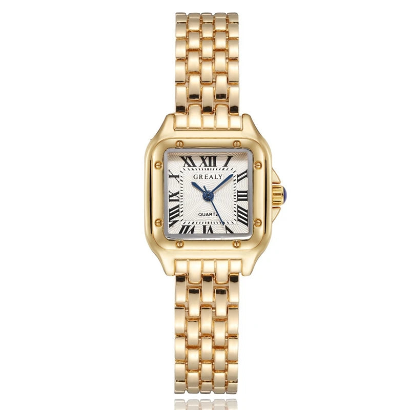 Montre Femme Éclat Impérial – Acier & Cristaux Raffinés