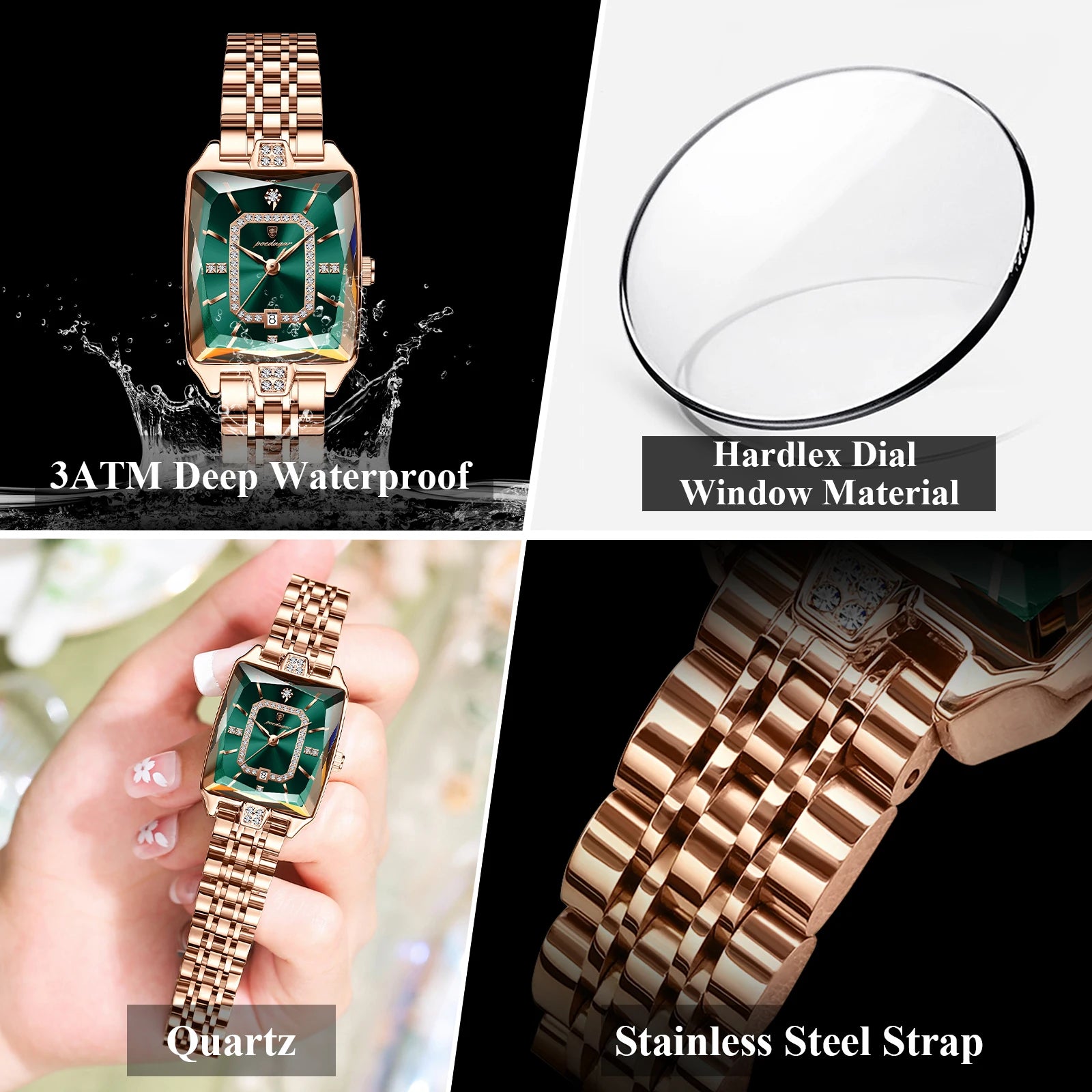 Montre Femme Signature Royale – Éclat Précieux & Élégance Intemporelle