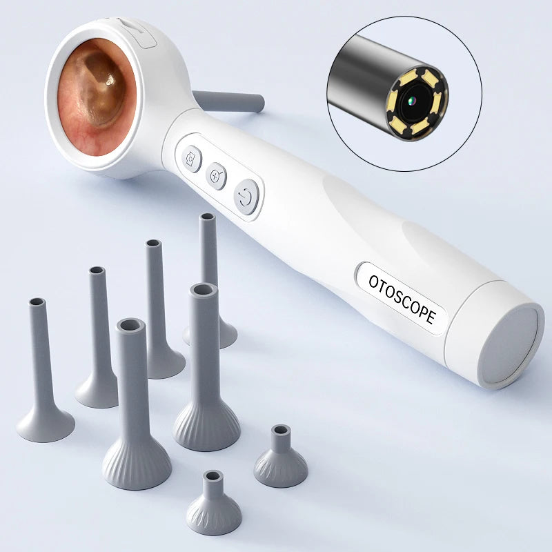 ✨ EarVision Elite™ – Otoscope Numérique HD 1080P avec Écran 1,38”, Caméra HD & 6 LED pour Nettoyage Précis des Oreilles