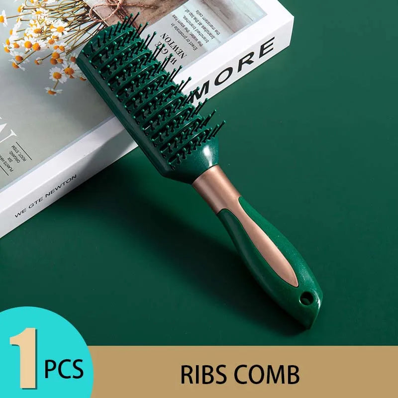 Brosse De Massage Pour Cuir Chevelu - Stimule et Démele en Douceur