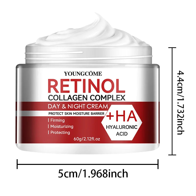 👑 Crème Visage Premium au Rétinol & Collagène – Hydratation Intense & Peau Raffermie ⭐