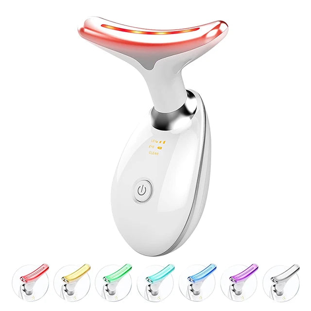 NeckLift Pro™ – Appareil Premium 7 LED pour le Visage & le Cou | Raffermissant & Anti-Âge