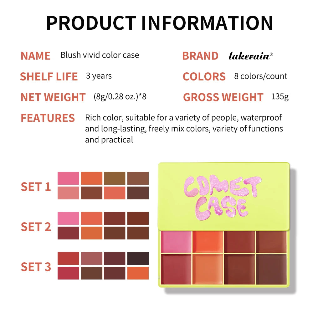 Éclat Paris™ – Palette Visage & Regard 4-en-1 | Fini Satiné • Longue Tenue • Haute Pigmentation