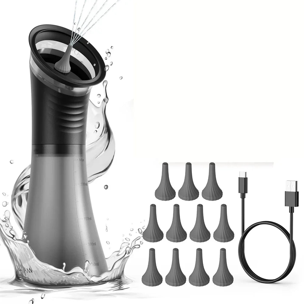 HydroClean Prestige™ – Nettoyeur d’Oreilles Électrique Haute Performance | Nettoyage Professionnel, Doux et Sécurisé ✨