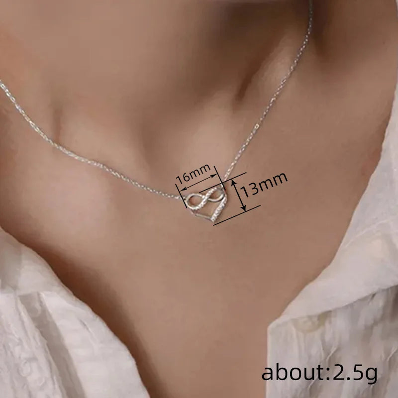 Collier Cœur Infini Signature
