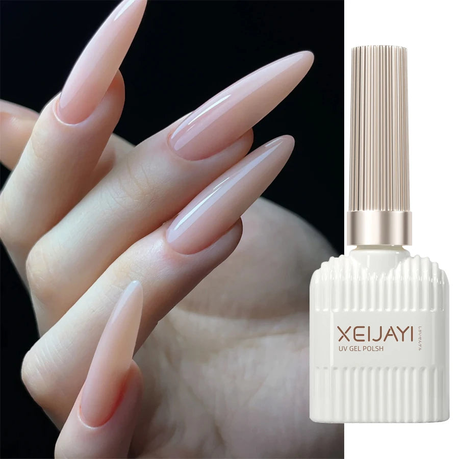 💅 Vernis Gel Nude Rose Luxe – Brillance Effet Salon & Tenue Longue Durée