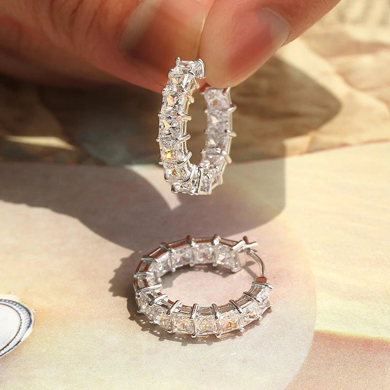 Royale Élégance™ – Créoles en Zircons Cubiques