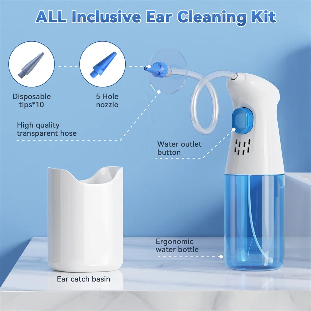 ✨ HydroClean Luxe™ – Kit Professionnel d’Élimination du Cérumen