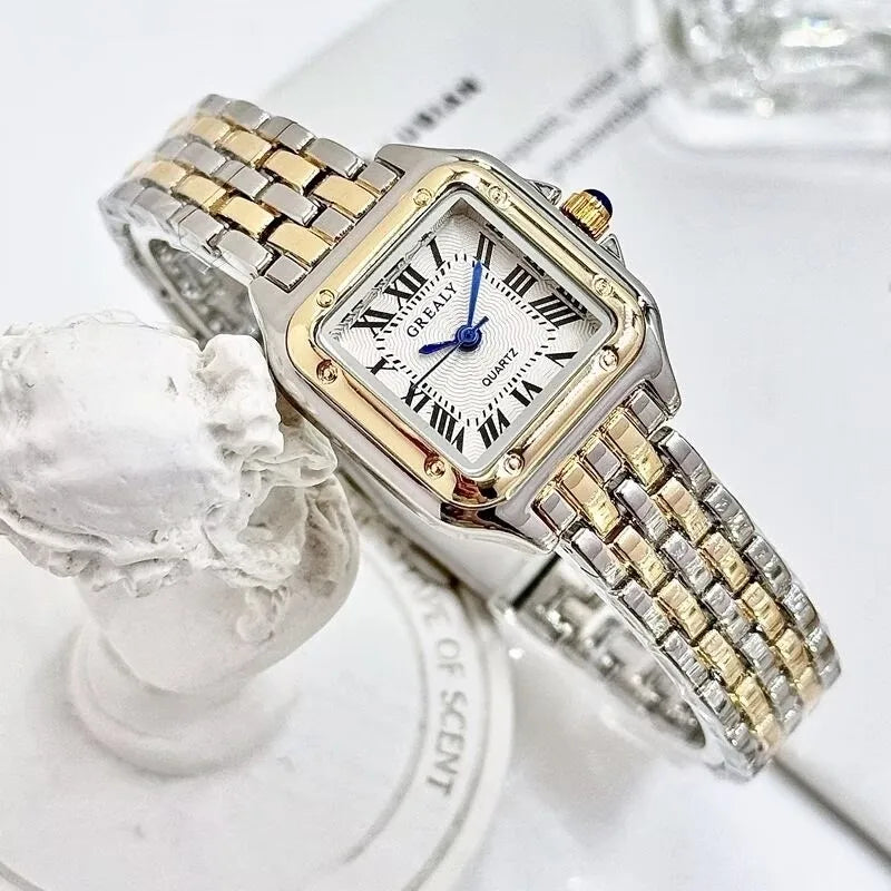 Montre Femme Éclat Impérial – Acier & Cristaux Raffinés