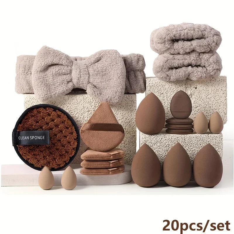 ✨ Coffret Luxe de Maquillage 33 Pièces – Kit Professionnel Complet avec Pinceaux, Éponges Blender & Accessoires Premium