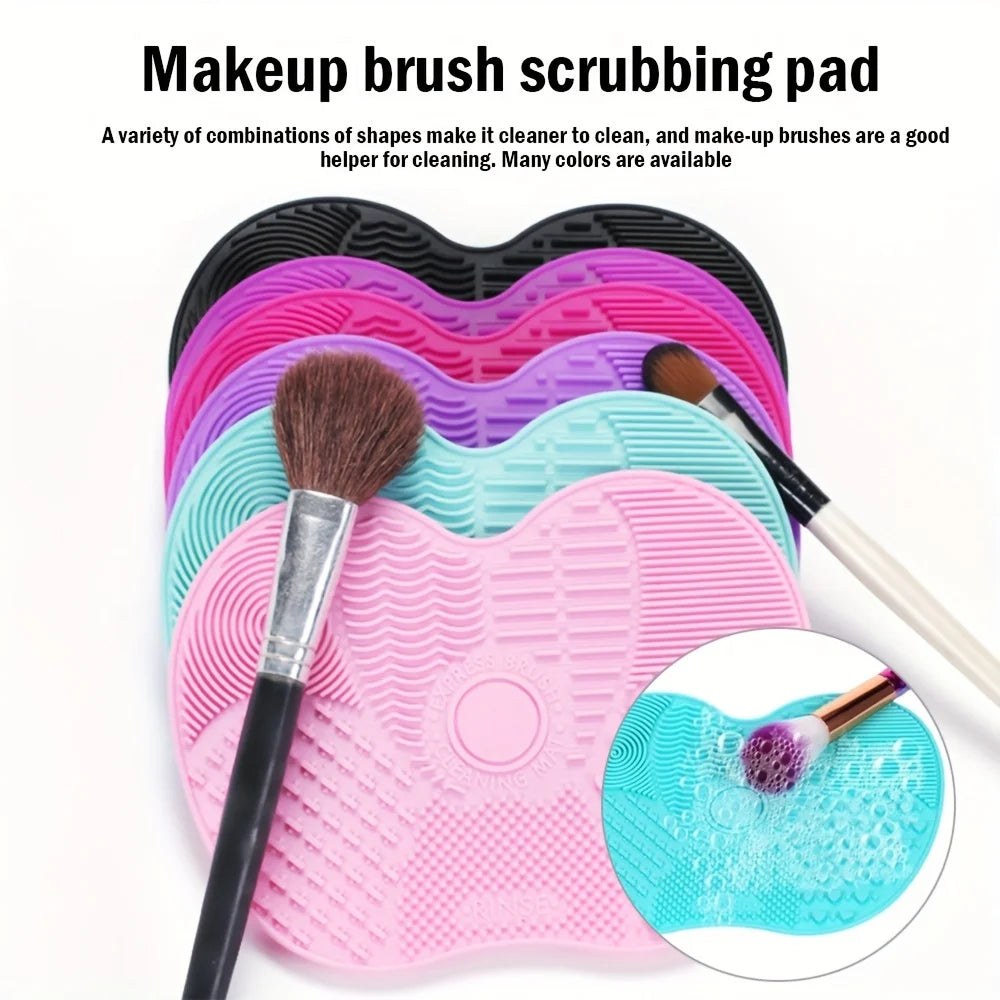 Tapis de Nettoyage en Silicone pour Pinceaux de Maquillage