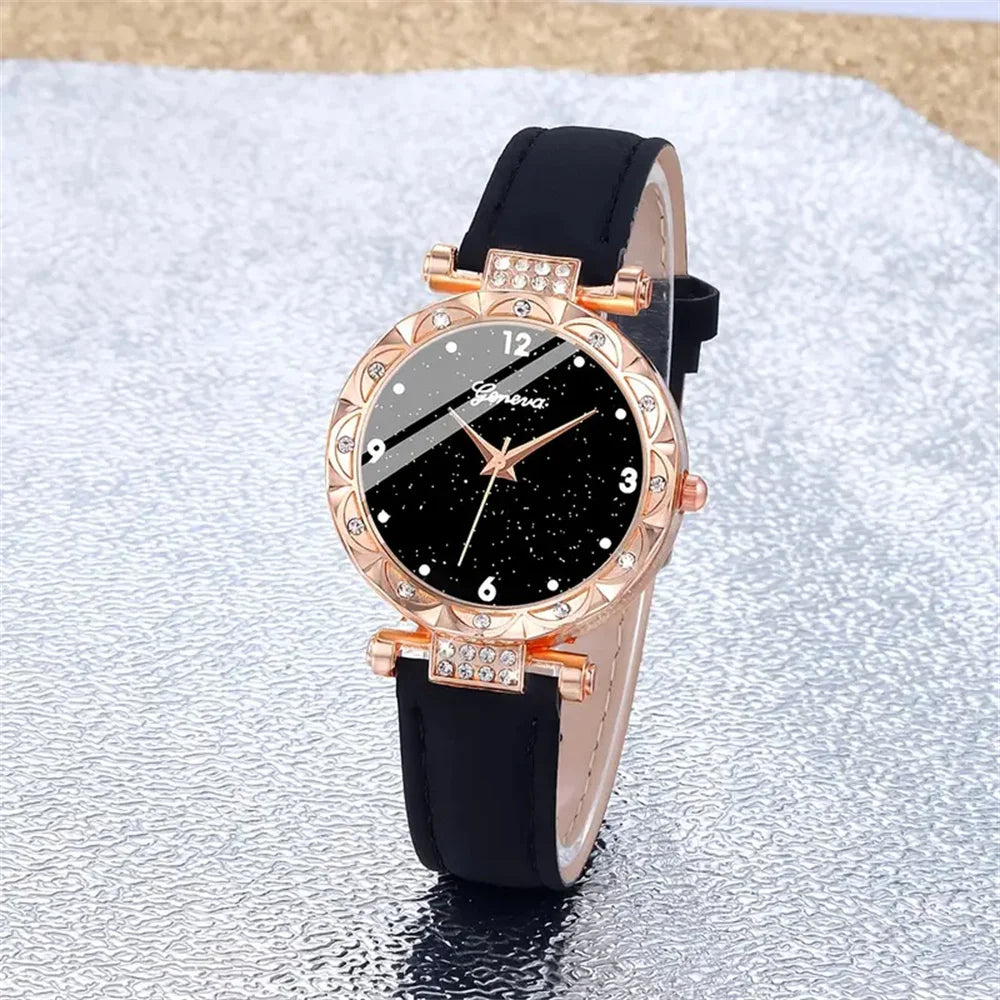 Coffret Montre Femme Signature – Éclat Précieux & Parure Élégante