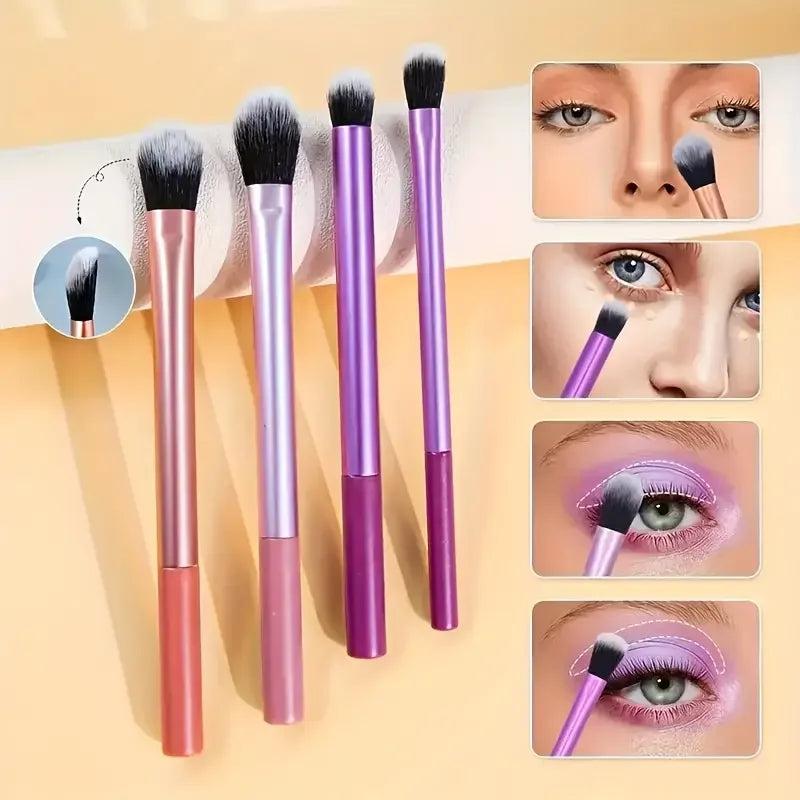 Kit de 8 Pinceaux de Maquillage Professionnels - Doux , Précis et Faciles à Utiliser