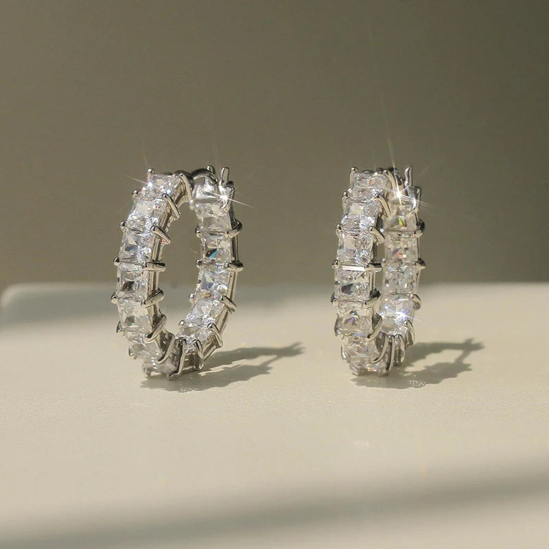 Royale Élégance™ – Créoles en Zircons Cubiques