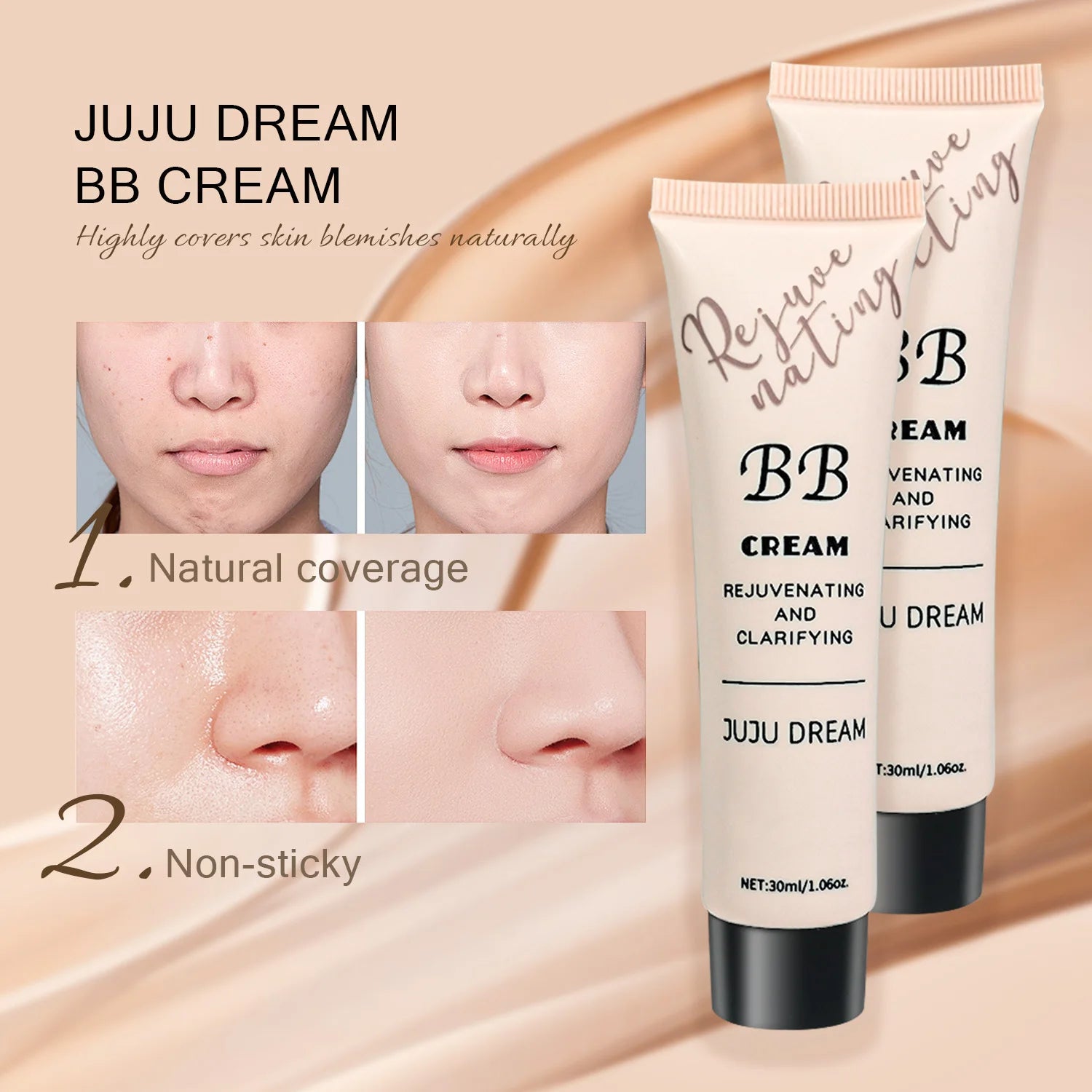 ✨ BB Crème Perfect Skin™ – Hydratante, Longue Tenue & Teint Naturel ⭐
