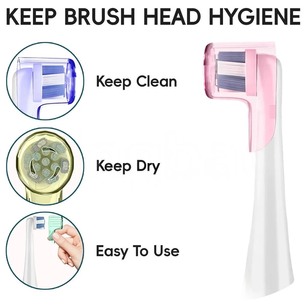 💎 OralShield Pro™ – Capuchons de Protection Premium pour Brosse à Dents Électrique Oral-B® & iO (Lot de 2 à 8)