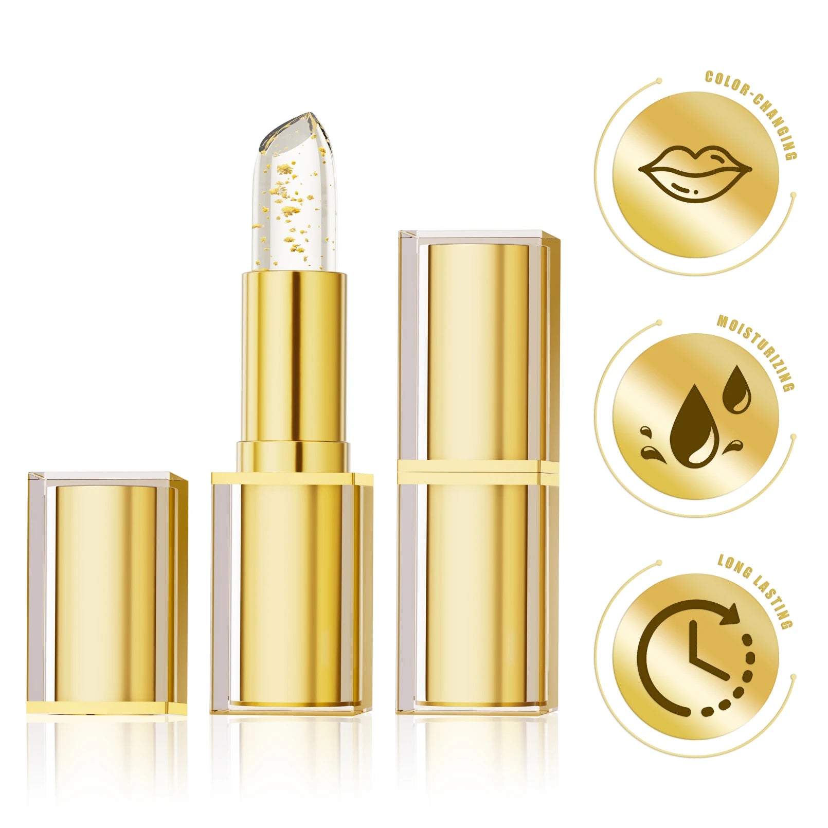 Baume à Lèvres Cristal Révélateur de Couleur – Hydratation Longue Tenue