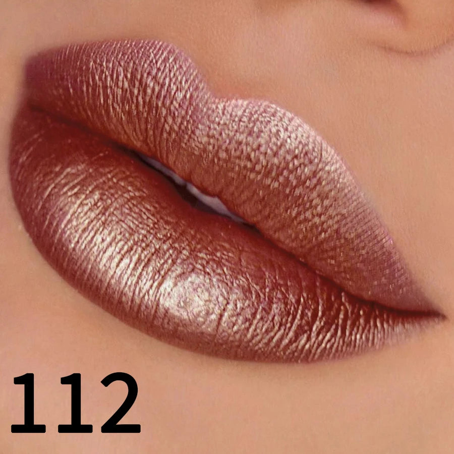 Rouge à Lèvres Métallique Hydratant – Brillance Intense & Couleur Vibrante