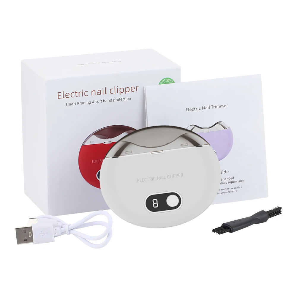 💅 Coupe-Ongles Électrique Rechargeable – Coupe Précise et Sans Effort