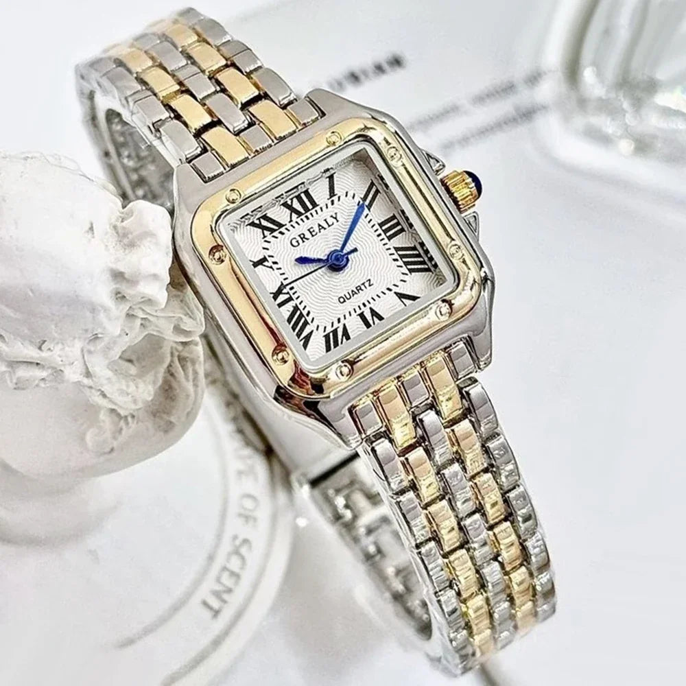 Montre Femme Éclat Impérial – Acier & Cristaux Raffinés