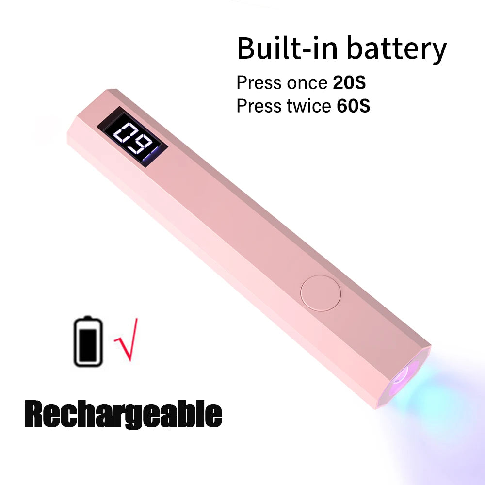 ✨ Lampe UV LED Rechargeable pour Ongles en Gel