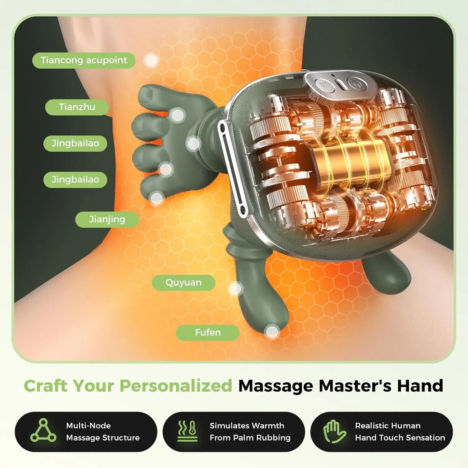 Appareil de Massage Shiatsu Pour la Nuque et Les Epaules - Soulagement des Douleurs