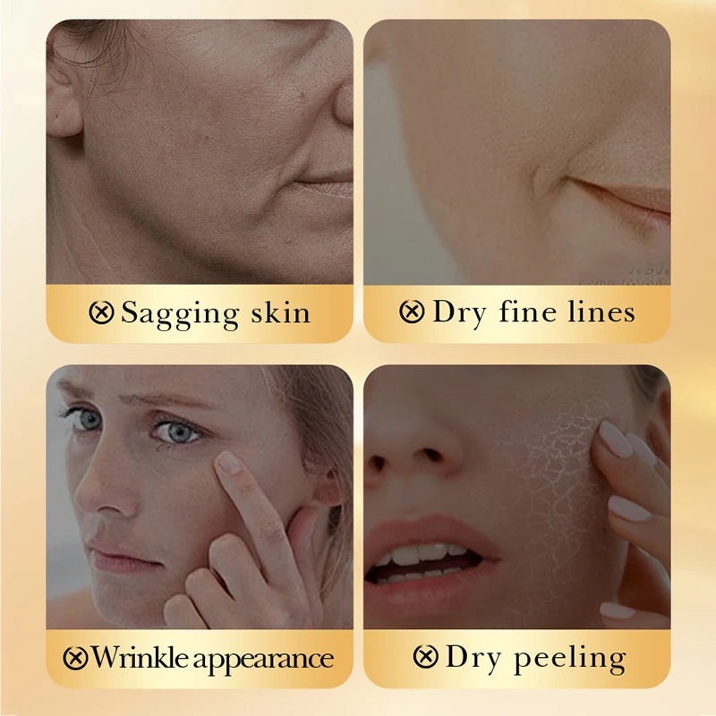 SADOER 24K Golden Collagen – Sérum Visage Hydratant | Soin Anti-Âge & Anti-Rides