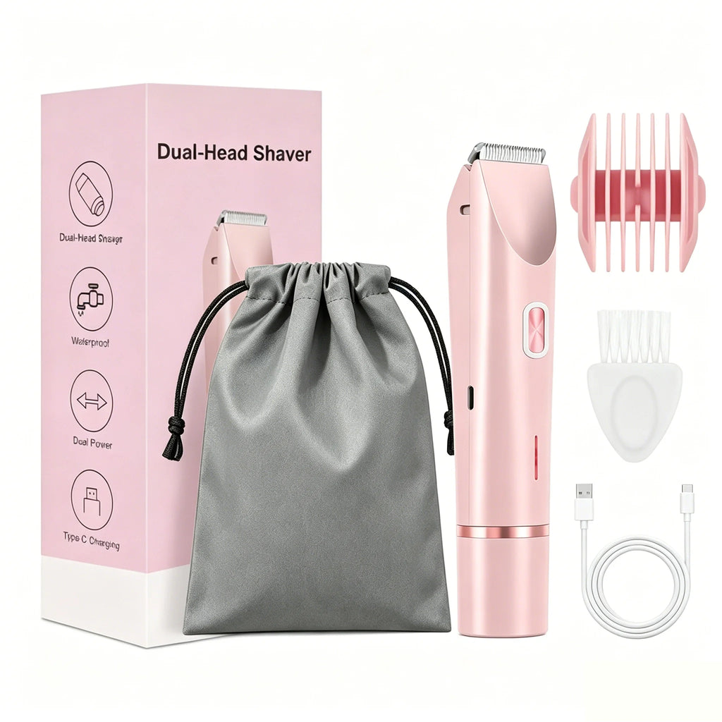 👑 SilkSmooth Prestige™ | Rasoir Électrique Double Tête Premium – Épilation Douce, Rapide et Sans Irritation ✨💖