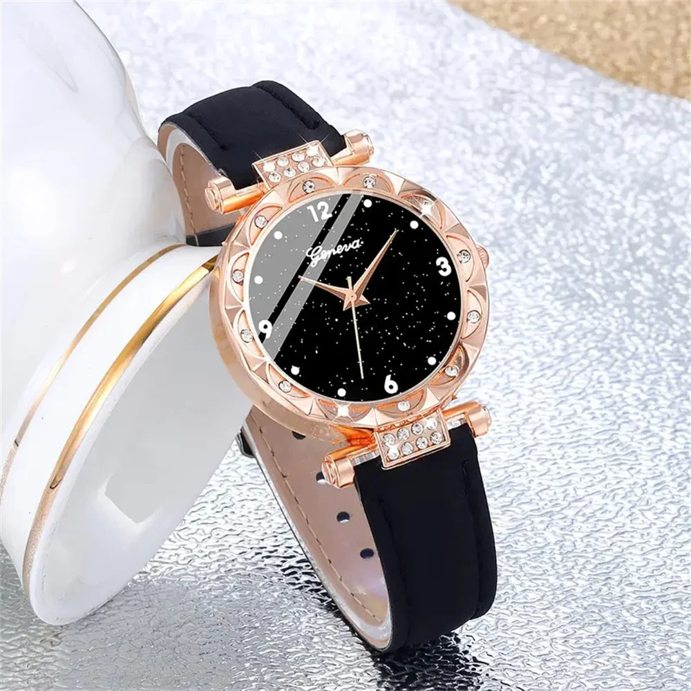 Coffret Montre Femme Signature – Éclat Précieux & Parure Élégante
