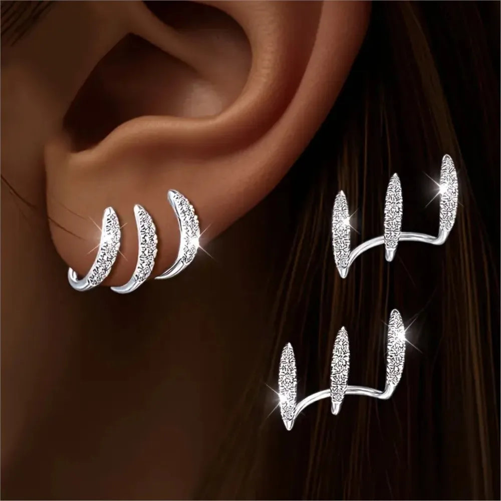 Collection Élégance™ – Boucles d’Oreilles Aura Scintillante