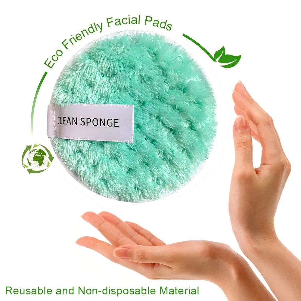 Lingettes Démaquillantes Réutilisables Premium – Microfibre Ultra Douce pour un Démaquillage Parfait