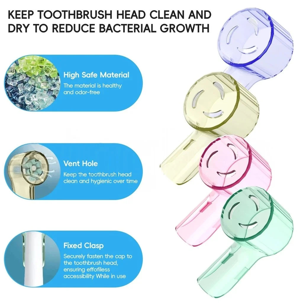 💎 OralShield Pro™ – Capuchons de Protection Premium pour Brosse à Dents Électrique Oral-B® & iO (Lot de 2 à 8)
