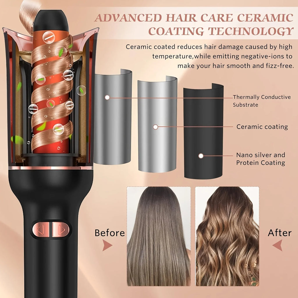 ✨ Boucleur Automatique AirCurl Pro™ – Boucles Rapides & Longue Tenue