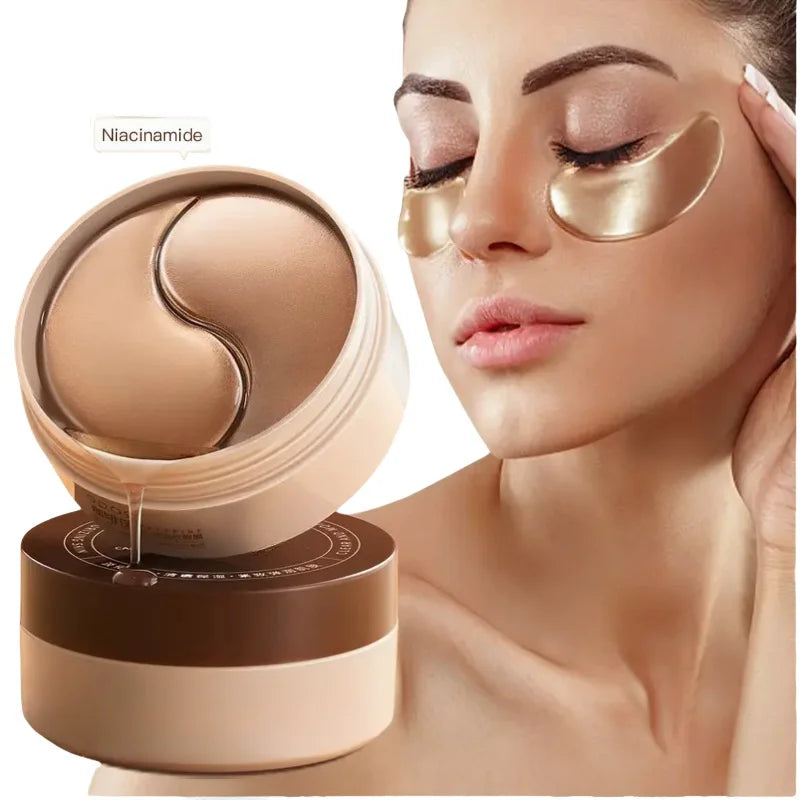Patchs Contour des Yeux – Caféine & Niacinamide, Hydratation & Fermeté