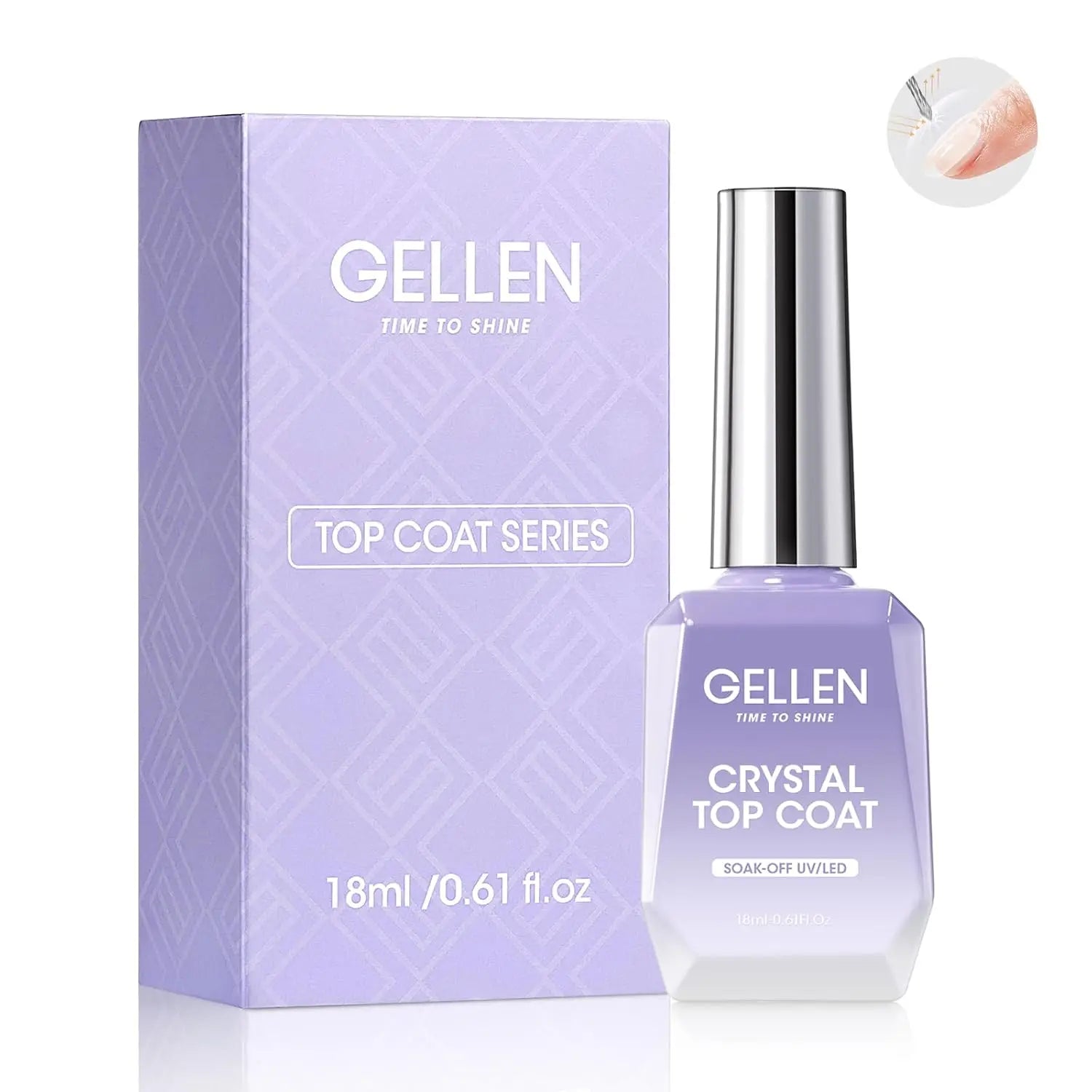 💅 Top Coat Luxe – Brillance Miroir, Protection Renforcée & Finition Parfaite