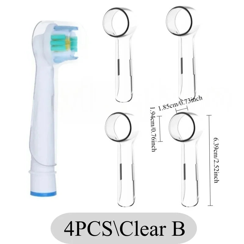 💎 OralShield Pro™ – Capuchons de Protection Premium pour Brosse à Dents Électrique Oral-B® & iO (Lot de 2 à 8)