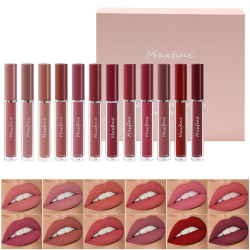 * Coffret Prestige de 6 Rouges à Lèvres Mats Longue Tenue – Édition Cadeau