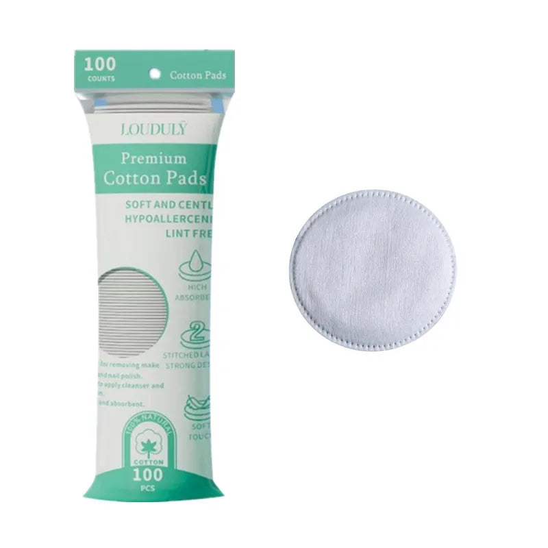 Disques Démaquillants Premium Double Face – Douceur, Nettoyage du Visage & Retrait du Vernis