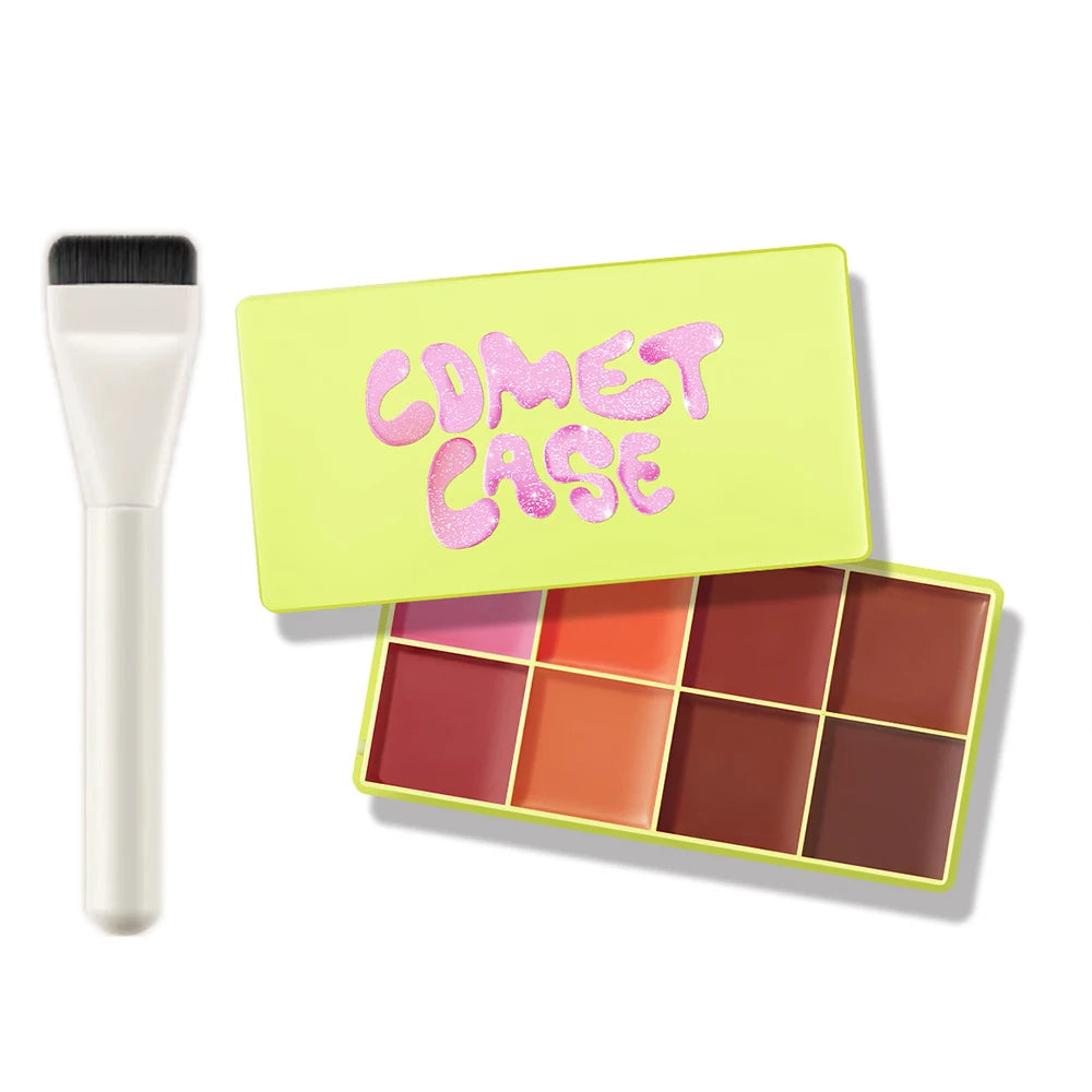 Éclat Paris™ – Palette Visage & Regard 4-en-1 | Fini Satiné • Longue Tenue • Haute Pigmentation