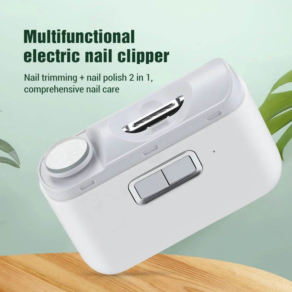 ✨ Coupe-Ongles Électrique Automatique avec Lumière LED – 2 en 1