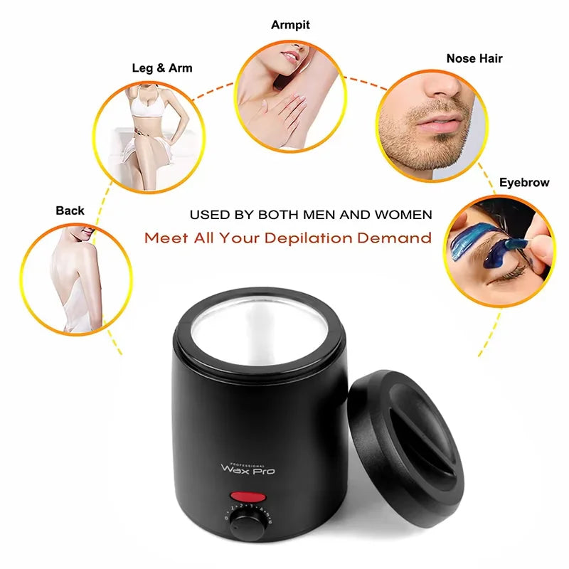 ✨ AquaWax Elite™ | Chauffe-Cire Professionnel à Température Réglable – Épilation Rapide, Précise & Sans Effort