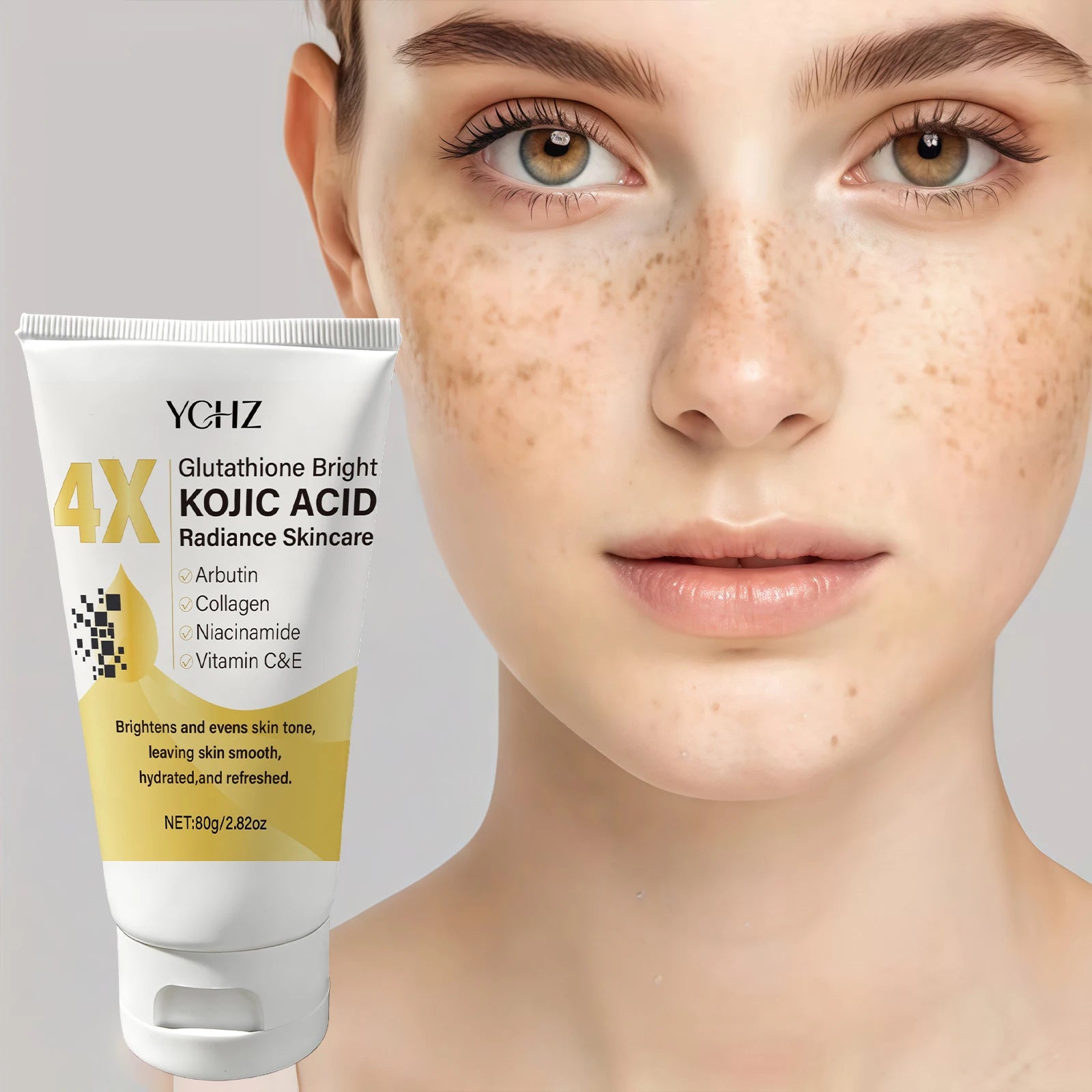 Crème Correctrice à l’Acide Kojique – Anti-Taches, Hydratation & Éclat