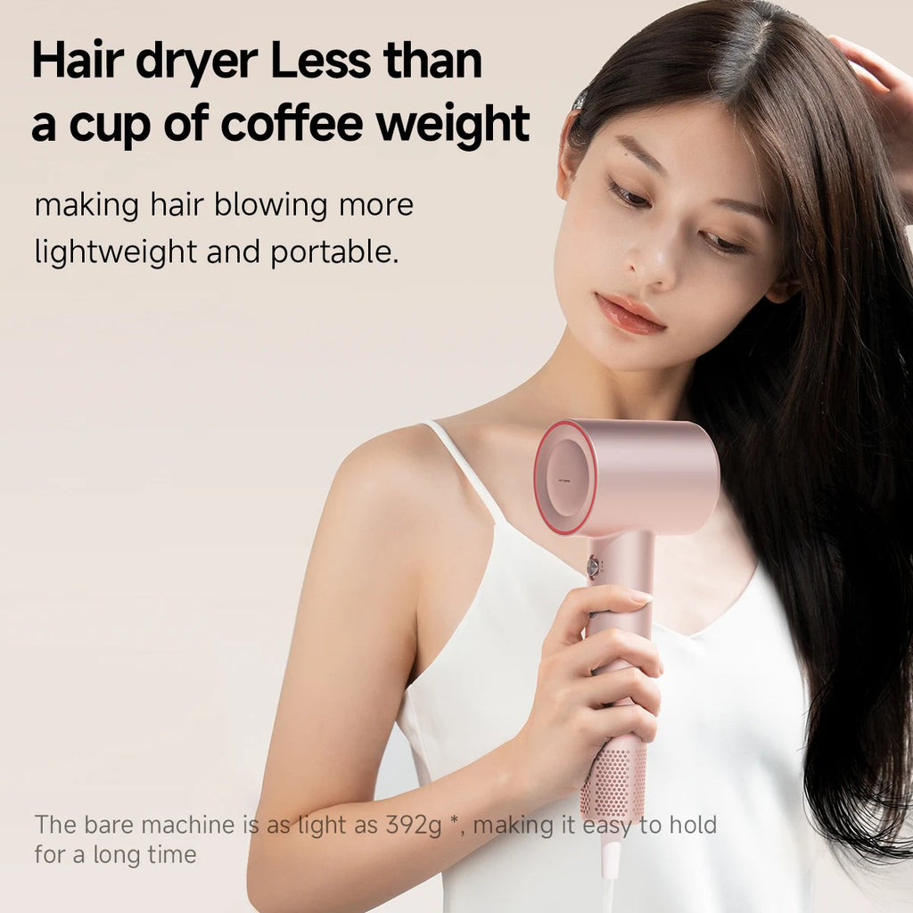✨ Sèche-cheveux Professionnel DOCO™ – Haute Vitesse 75 m/s | Séchage Ultra Rapide & Ions Négatifs