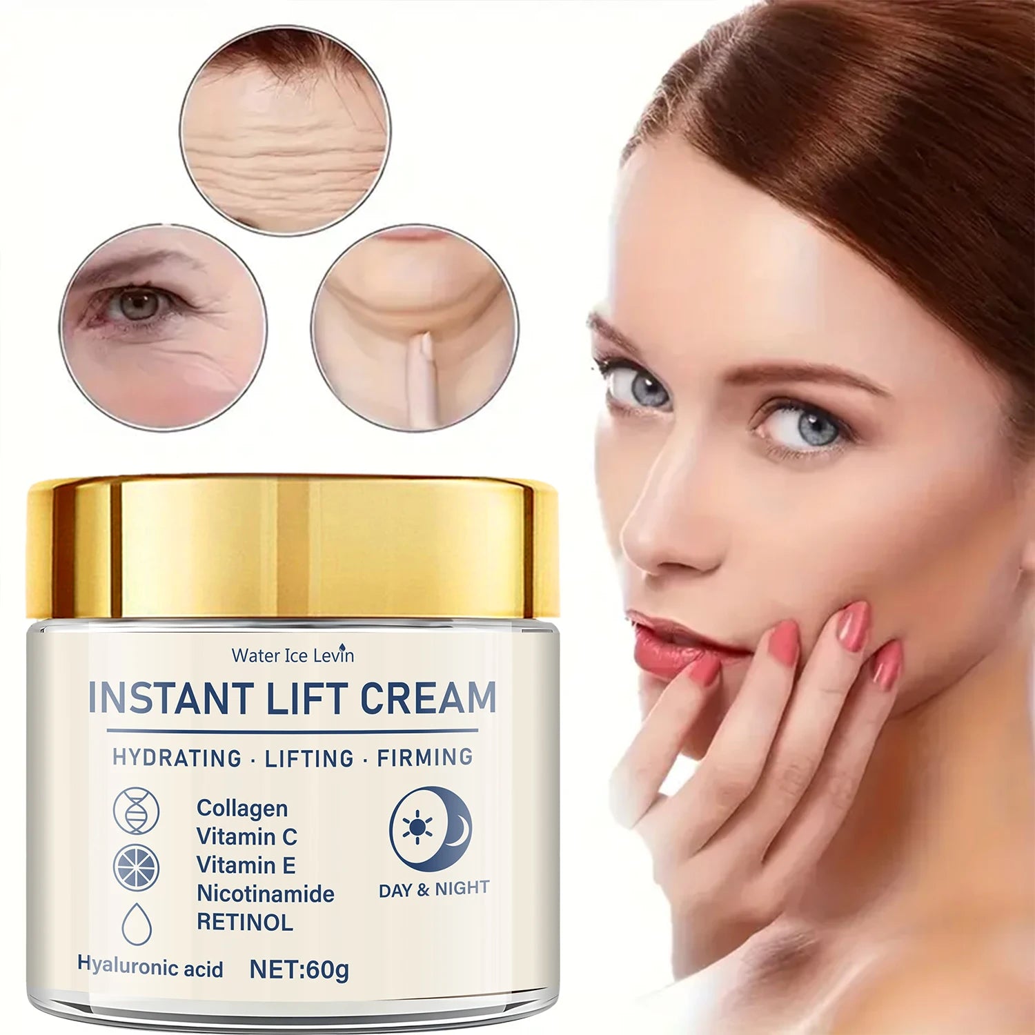 Crème Lift Jeunesse Luxe – Peau Raffermie & Éclat Naturel