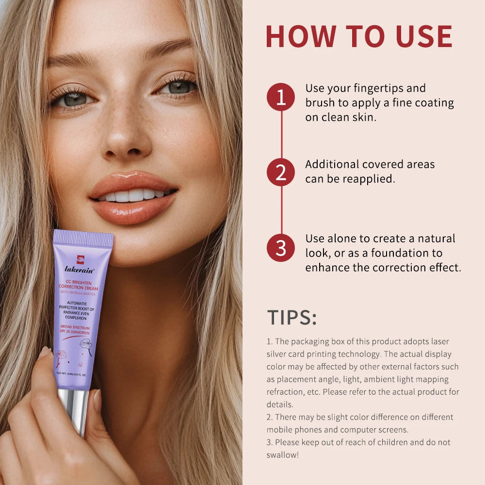CC Crème Correctrice de Teint-Effet Naturel & Hydratant