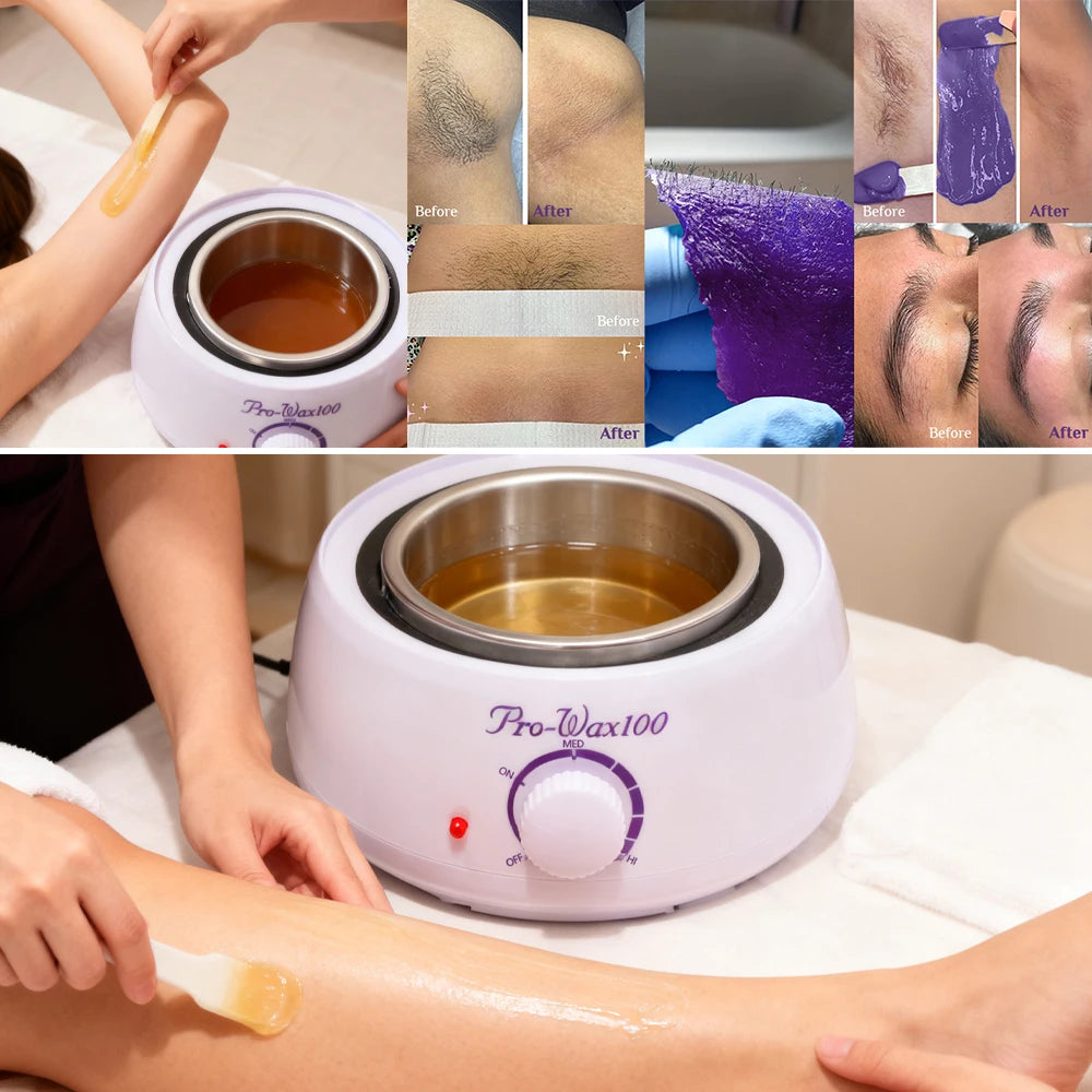 Chauffe-Cire Professionnel ProWax 100 pour une Épilation Précise