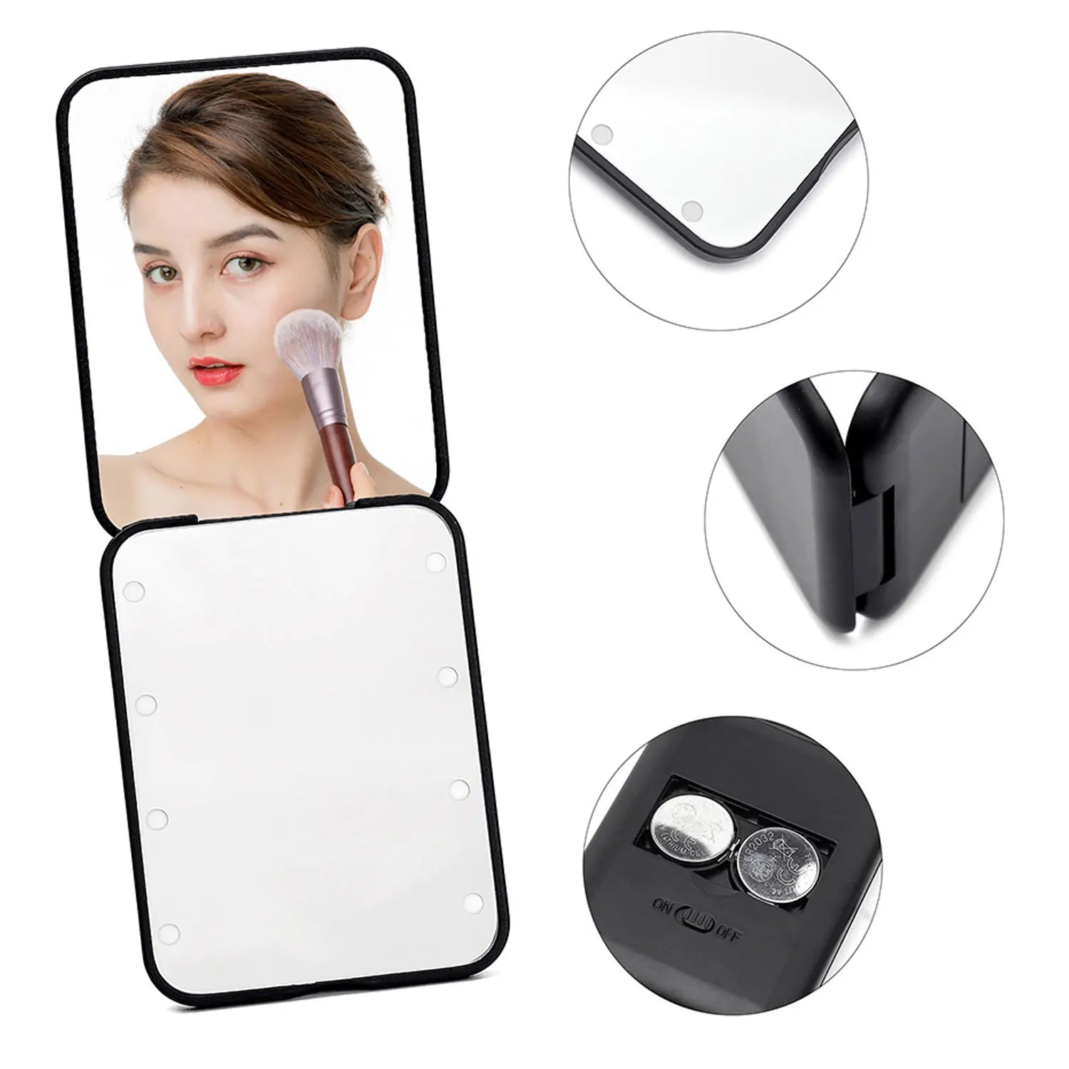 Miroir Beauté Haute Couture – Lumière LED & Finition Luxe
